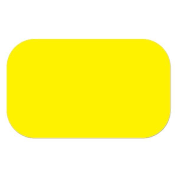 Ergomat 3inx12in DuraStripe Supreme Round Strip Yellow, 25PK DSV-STRIP-3x12R-Y-KIT - main